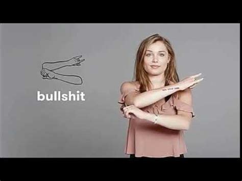 bull shit in asl|Sign for BULLSHIT .